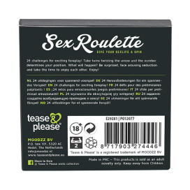 SEX ROULETTE PRELIMINAIRES (NL-DE-EN-FR-ES-IT-PL-RU-SE-NO)