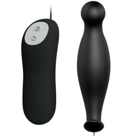 PRETTY LOVE BOTTOM - SILICONE ANAL PLUG EXTRA STIMULATION 12 SPEEDS REMOTE CONTROL