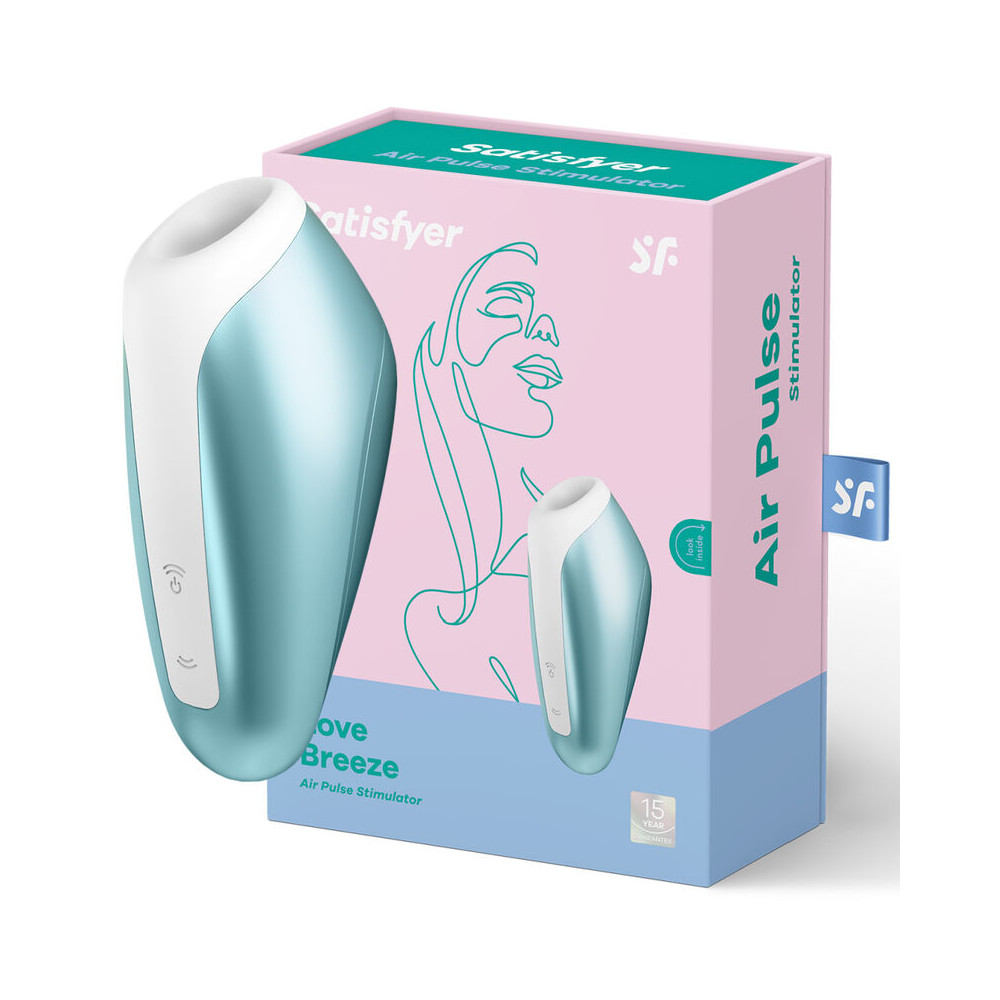 SATISFYER LOVE BREEZE SUCCIONADOR ICE BLUE