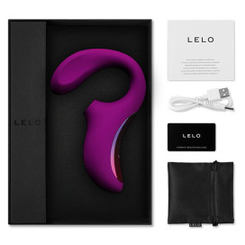 LELO ENIGMA DUAL STIMULATION SONIC MASSAGER DEEP ROSE