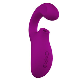 LELO ENIGMA DUAL STIMULATION SONIC MASSAGER DEEP ROSE