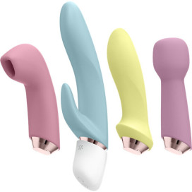 SATISFYER MARVELOUS FOUR - ENSEMBLE VIBRATEUR  AIR PULSE