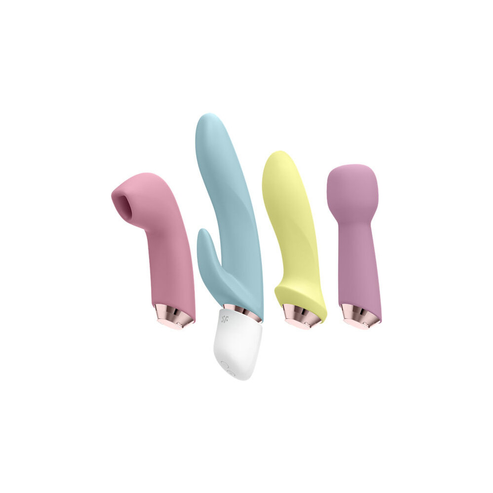 SATISFYER MARVELOUS FOUR - ENSEMBLE VIBRATEUR  AIR PULSE