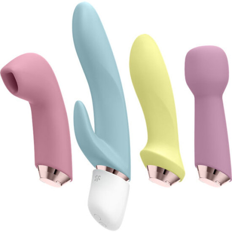 SATISFYER MARVELOUS FOUR - ENSEMBLE VIBRATEUR  AIR PULSE