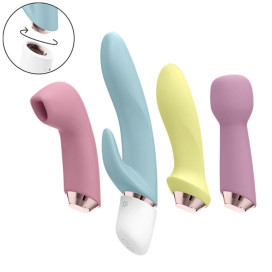 SATISFYER MARVELOUS FOUR - ENSEMBLE VIBRATEUR  AIR PULSE