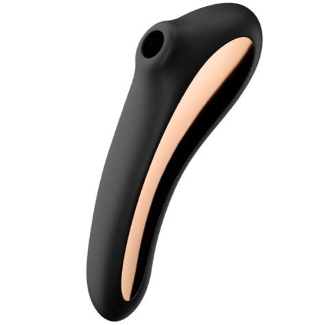 SATISFYER DUAL KISS STIMULATEUR DE CLIT - NOIR