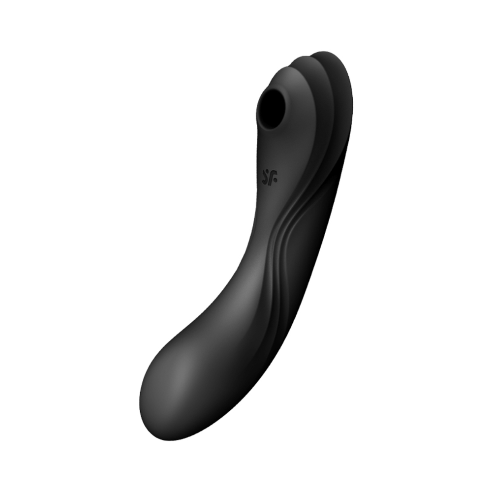 SATISFYER CURVY TRINITY 4 ESTIMULADOR Y VIBRADOR - NEGRO