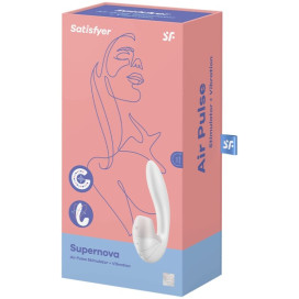 SATISFYER SUNRAY STIMULATEUR  VIBRATION - BLANC