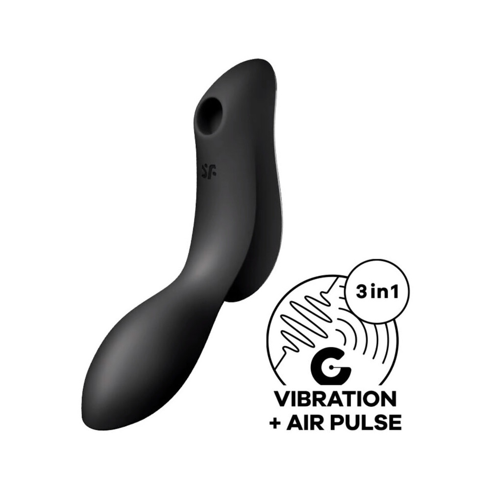 STIMULATEUR ET VIBRATEUR SATISFYER CURVY TRINITY 2 - NOIR