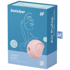 STIMULATEUR ET VIBRATEUR SATISFYER SUGAR RUSH - BLEU