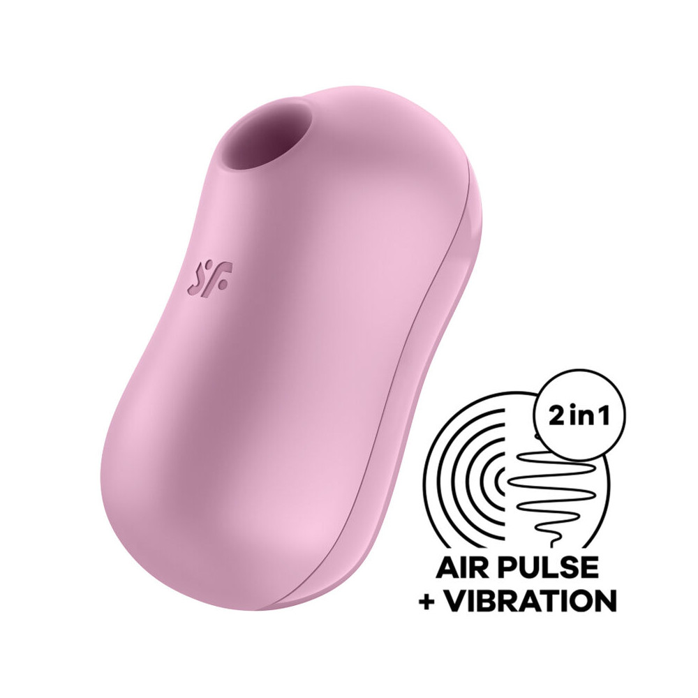 STIMULATEUR ET VIBRATEUR SATISFYER COTTON CANDY - LILAS