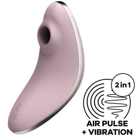 SATISFYER VULVA LOVER 1 STIMULATEUR D''AIR ET VIBRATEUR - BLEU