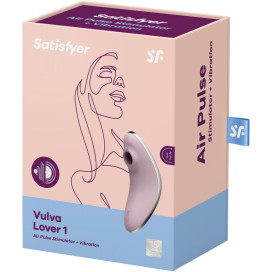 SATISFYER VULVA LOVER 1 STIMULATEUR D''AIR ET VIBRATEUR - BLEU