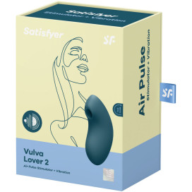 SATISFYER VULVA LOVER 2 AIR PULSE STIMULATOR  VIBRATOR - BLANC