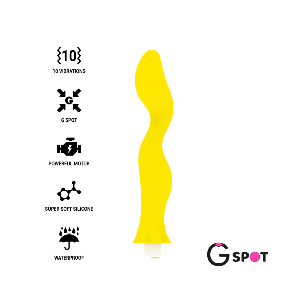 G-SPOT GAVYN G-SPOT VIBRATOR YELLOW