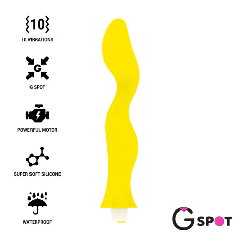 G-SPOT GAVYN G-SPOT VIBRATOR YELLOW