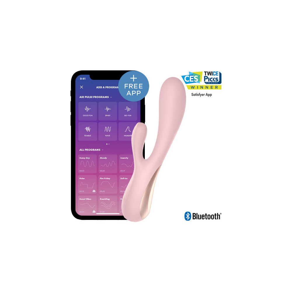 SATISFYER MONO FLEX ROSE AVEC APP