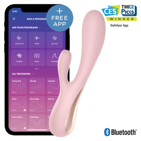 SATISFYER MONO FLEX ROSE AVEC APP