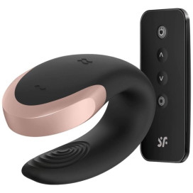 VIBRATEUR SATISFYER DOUBLE LOVE LUXURY PARTNER - NOIR