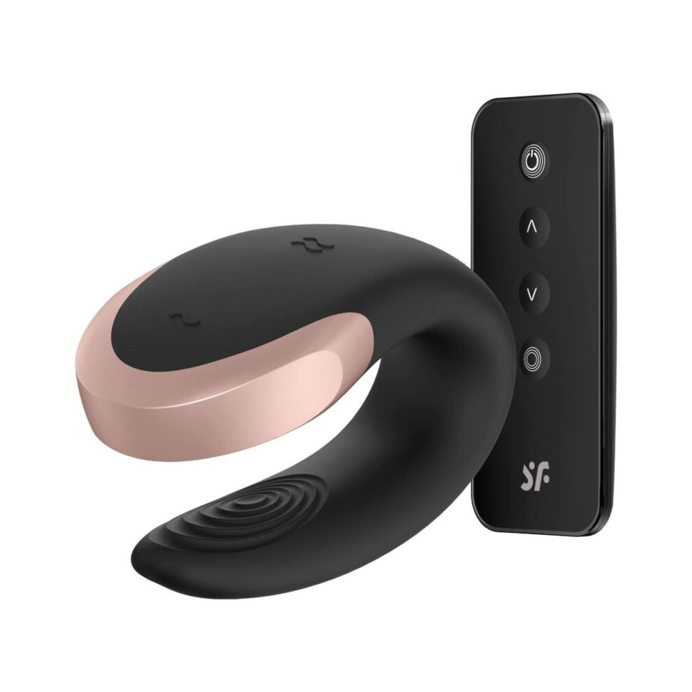 VIBRATEUR SATISFYER DOUBLE LOVE LUXURY PARTNER - NOIR