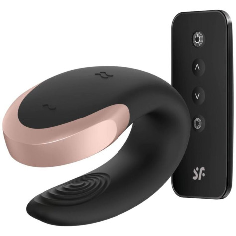 VIBRATEUR SATISFYER DOUBLE LOVE LUXURY PARTNER - NOIR