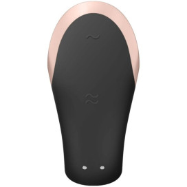 VIBRATEUR SATISFYER DOUBLE LOVE LUXURY PARTNER - NOIR