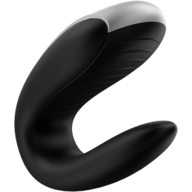 VIBRATEUR SATISFYER DOUBLE FUN PARTENAIRE - NOIR