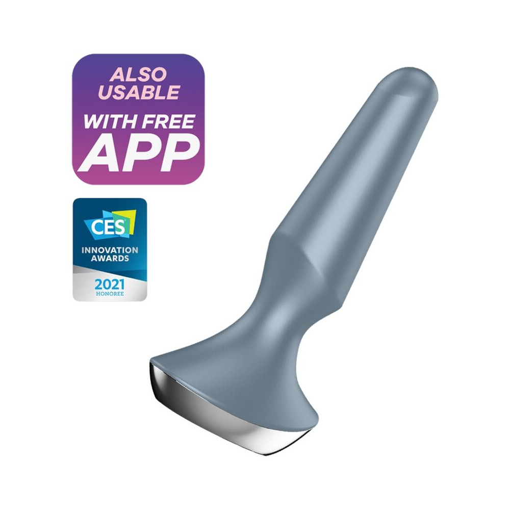 VIBRATEUR SATISFYER PLUG ILICIOUS 2 PLUG - ARGENT