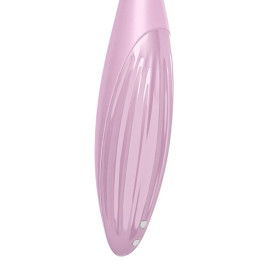 SATISFYER TWIRLING JOY CLIT TIP STIMULANT - ROSE