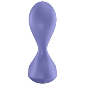 SATISFYER SWEET SEAL VIBRATING PLUG APP - LILAC