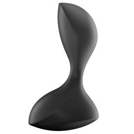 SATISFYER SWEET SEAL VIBRATING PLUG APP - BLACK