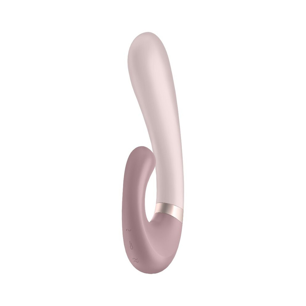 SATISFYER HEAT WAVE VIBRATOR APP - WHITE