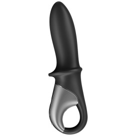 SATISFYER HOT PASSION ANAL VIBRATOR APP - BLACK