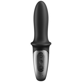 SATISFYER HOT PASSION ANAL VIBRATOR APP - BLACK