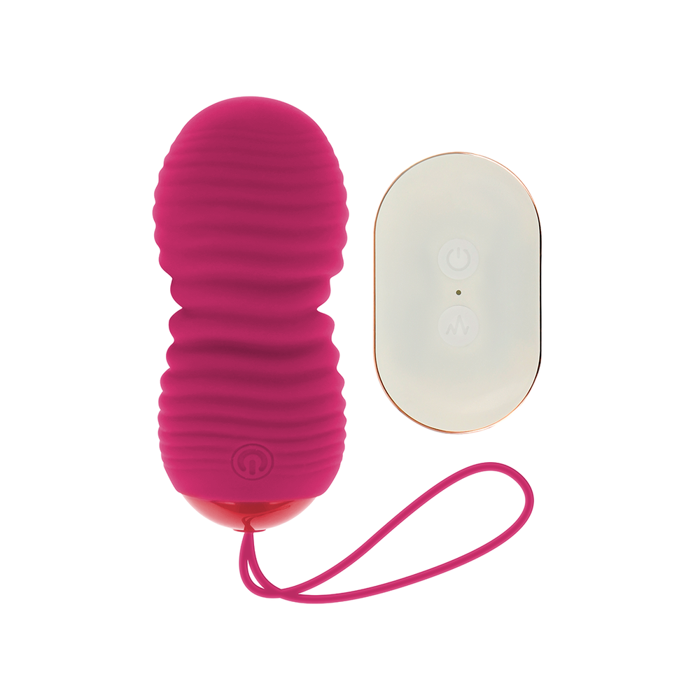 OHMAMA TÉLÉCOMMANDE HAUT ET BAS FONCTION EGG 7 MODES - ROSE