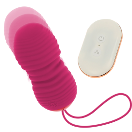 OHMAMA TÉLÉCOMMANDE HAUT ET BAS FONCTION EGG 7 MODES - ROSE