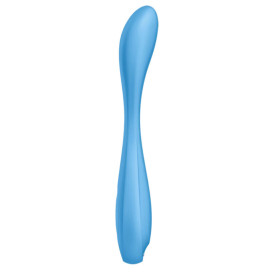 SATISFYER G-SPOT FLEX 4+ MULTI VIBRATOR APP - BLUE