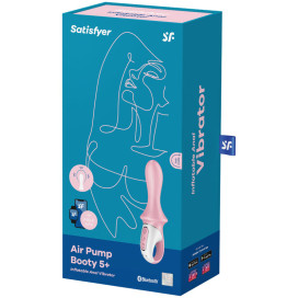 VIBRATEUR ANAL GONFLABLE SATISFYER AIR PUMP BOOTY 5+ - ROSE