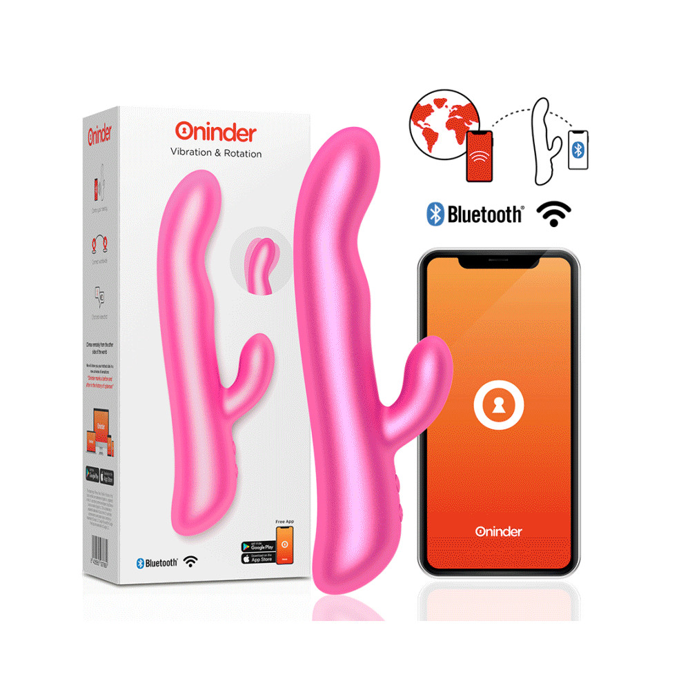 ONINDER VIBRATION ROTATION PINK - APP GRATUITE