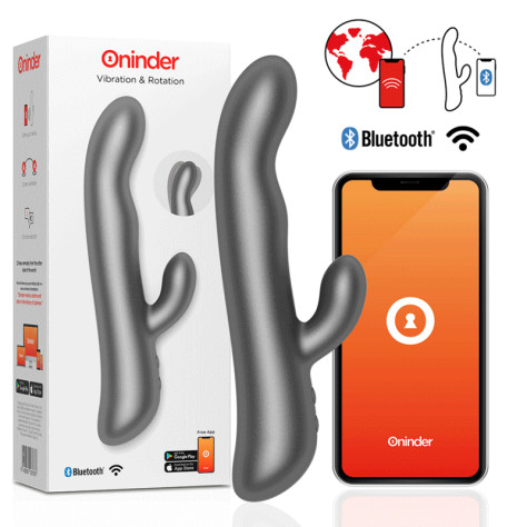 ONINDER VIBRATION  ROTATION NOIR - APPLICATION GRATUITE