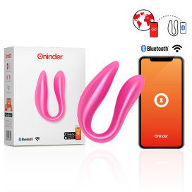 ONINDER G-SPOT  CLITORAL STIMULATOR PINK - FREE APP