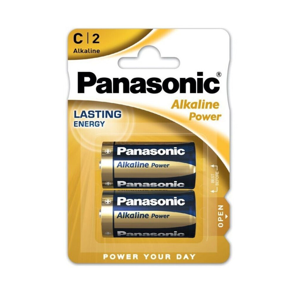 PANASONIC BRONZE BATTERY C LR14 2 UNITS