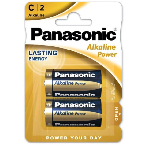 PANASONIC BRONZE BATTERY C LR14 2 UNITS