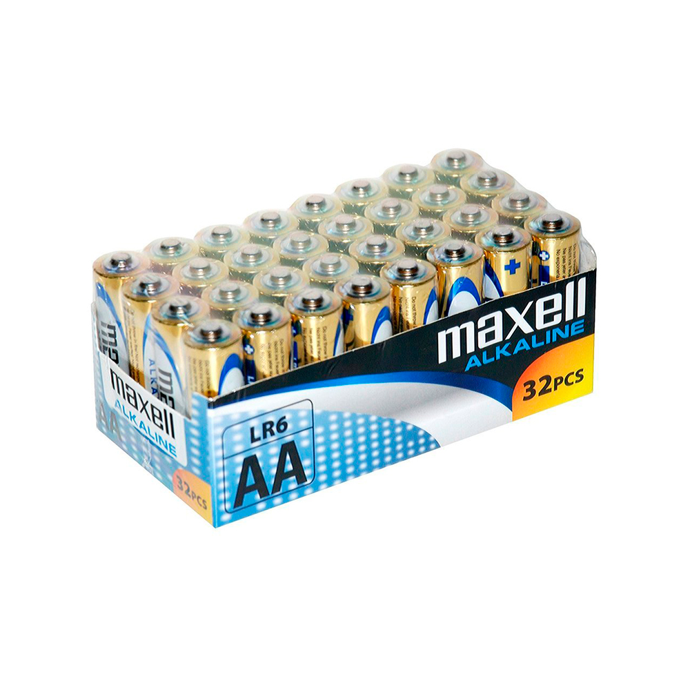 MAXELL ALCALINA AA LR6 PACK*32 UDS