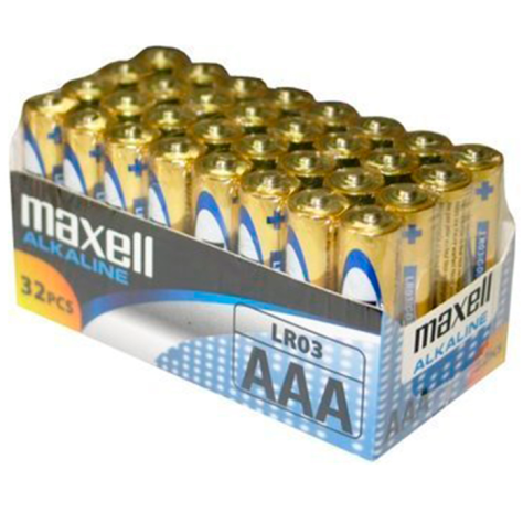 MAXELL AAA LR03 PACK*32 UDS