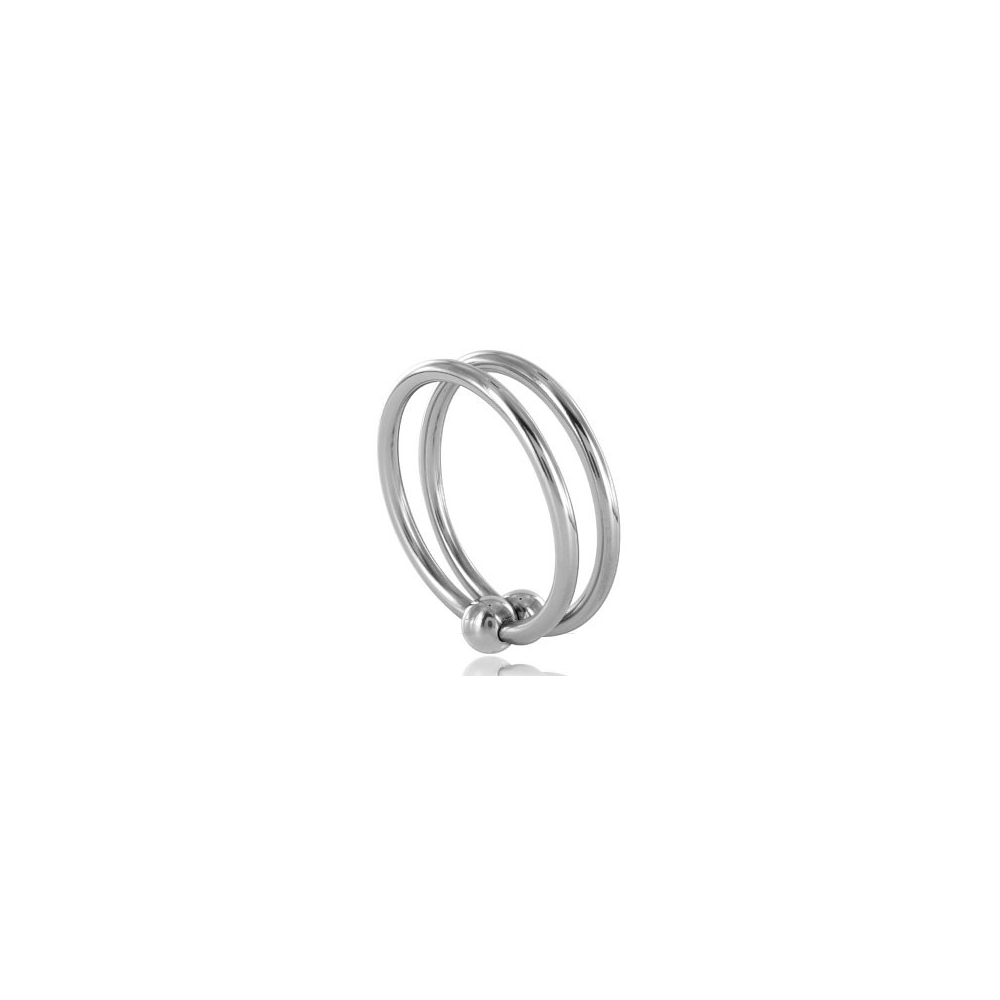 BAGUE DOUBLE GLANS METALHARD 28MM