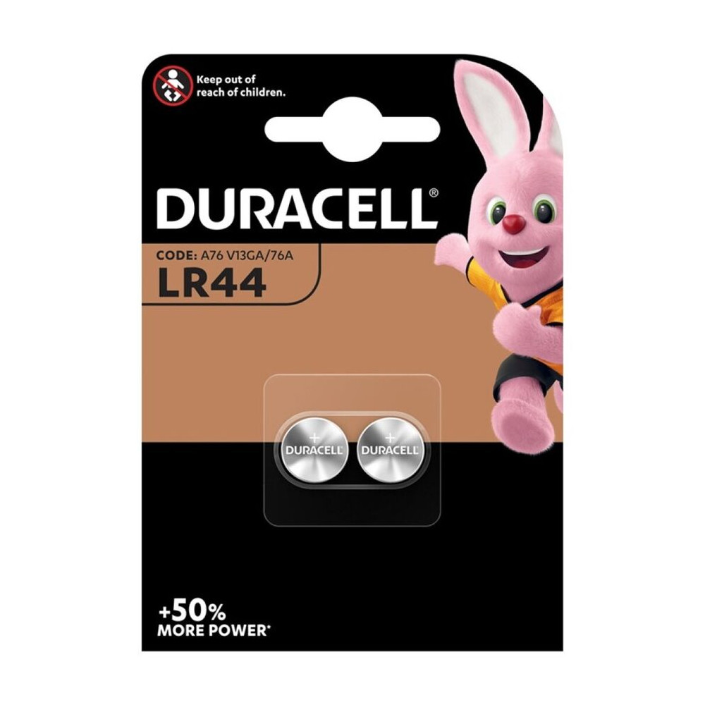 DURACELL BATTERY LR44 1,5V 2 UNITS