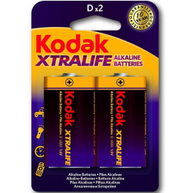 KODAK XTRALIFE ALKALINE BATTERIES LR20 D LR20 1.5V