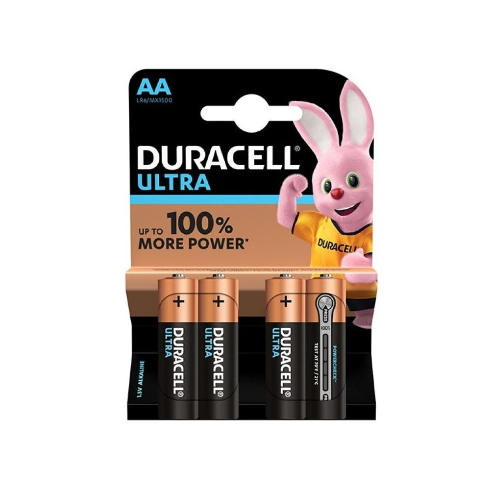 DURACELL ULTRA POWER BATTERY AA LR6 4UNITS