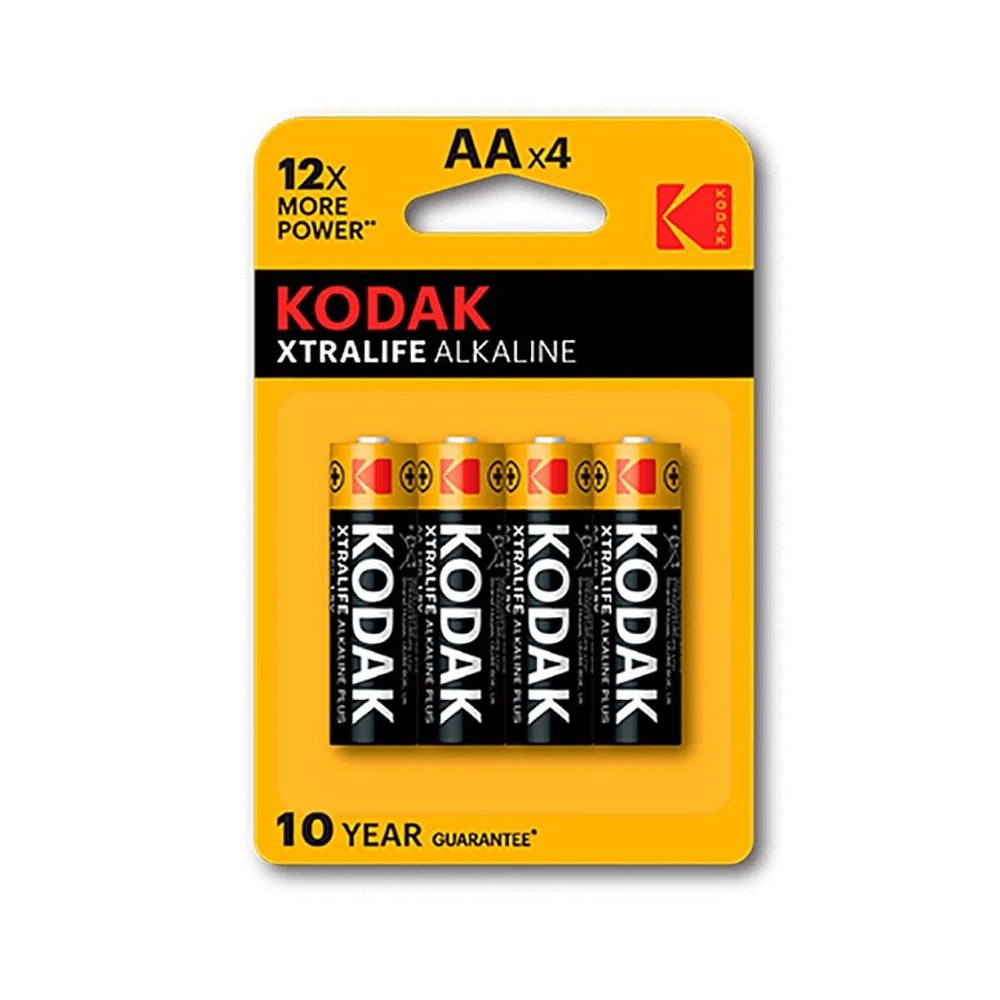 KODAK XTRALIFE ALKALINE BATTERY AA LR6 BLISTER * 4